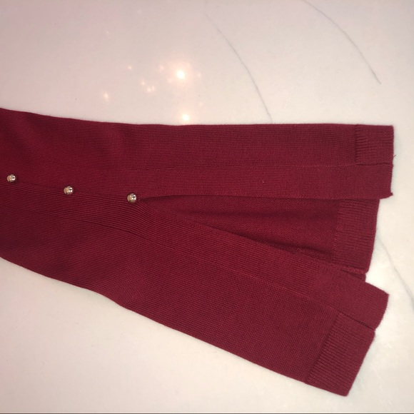 NWT Michael Kors Women's Maroon Sweater top - Picture 6 of 9